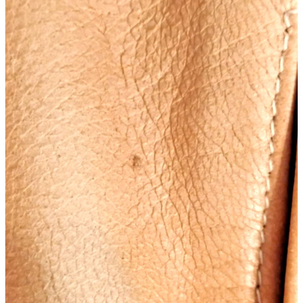 Womens Medium Wilsons Maxima Tan Cognac Leather Jacket Button Front Classic - Picture 10 of 16